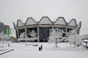 Audimax im Schnee